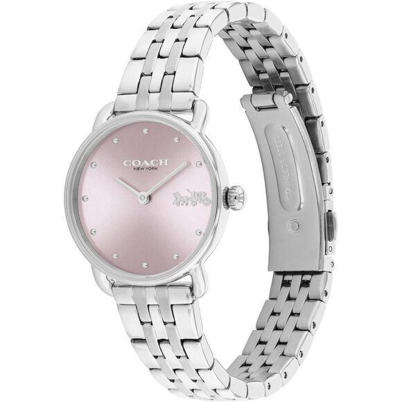 Women\'s Silver Plated 2H Quartz Watch Stainless Steel Bracelet Water Resistant main image 4